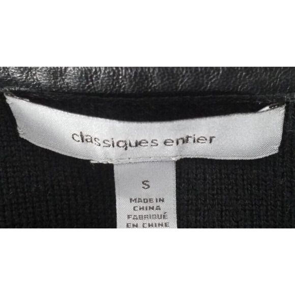 Classiques Entier Wool Blend Jacket Small Gray Zip Front Pockets Long Sleeve - Picture 4 of 5